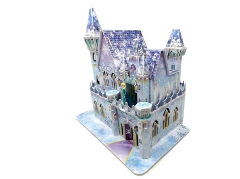 Zamek Magiczny Zamek Elsa Lodowy Pałac dla lalek Zabawka Prezent
