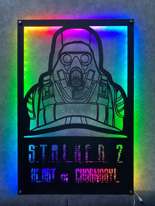 Панно STALKER 2 з динамічною підсвіткою
