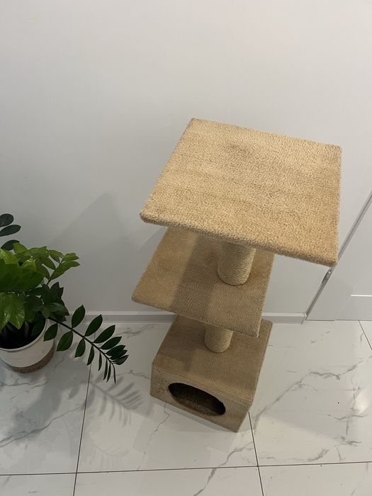 Drapak dla kota beżowy 100cm