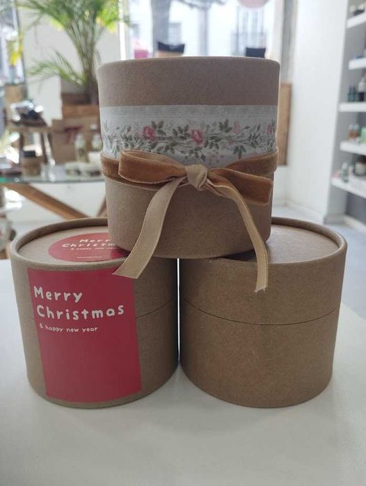 Caixas cartão (Tubo papelão) Kraft