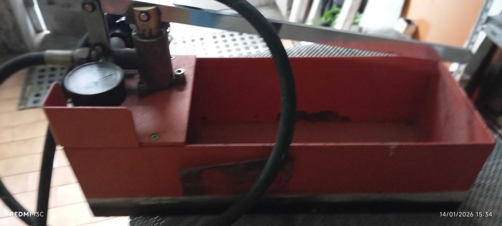 Máquina de teste canalização