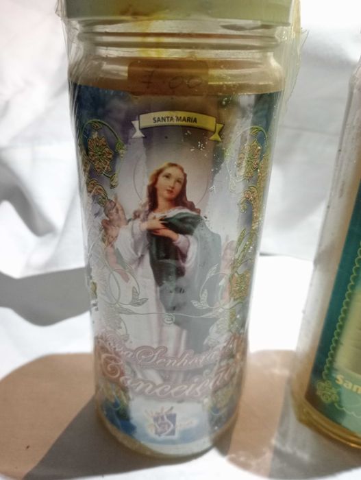 Velões com oração velas