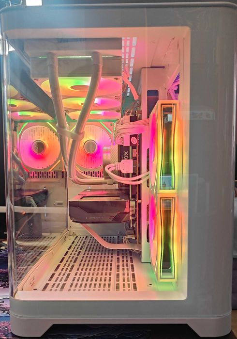 R5 7500F RX9060XT ОЗУ 32G Новий Ігровий Комп'ютер Системний блок ARGB