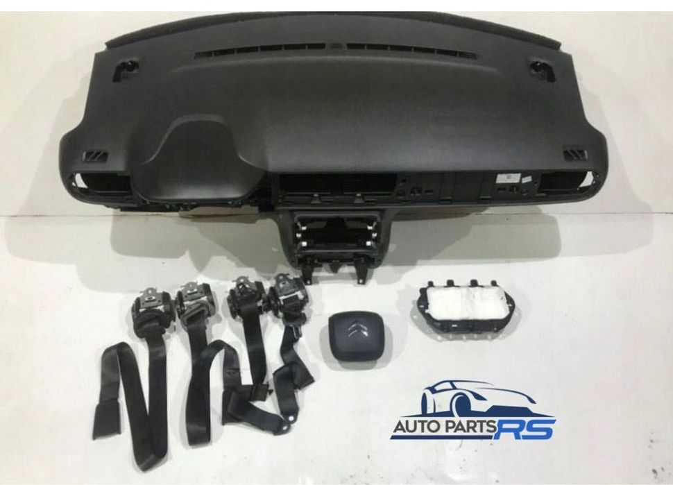 Kit de airbags, tablier e cintos de segurança para Citroen C3