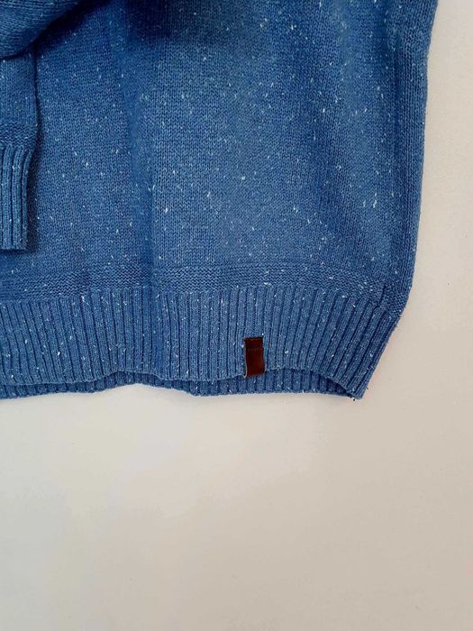 Reserved Sweter Niebieski Nakrapiany Melanż