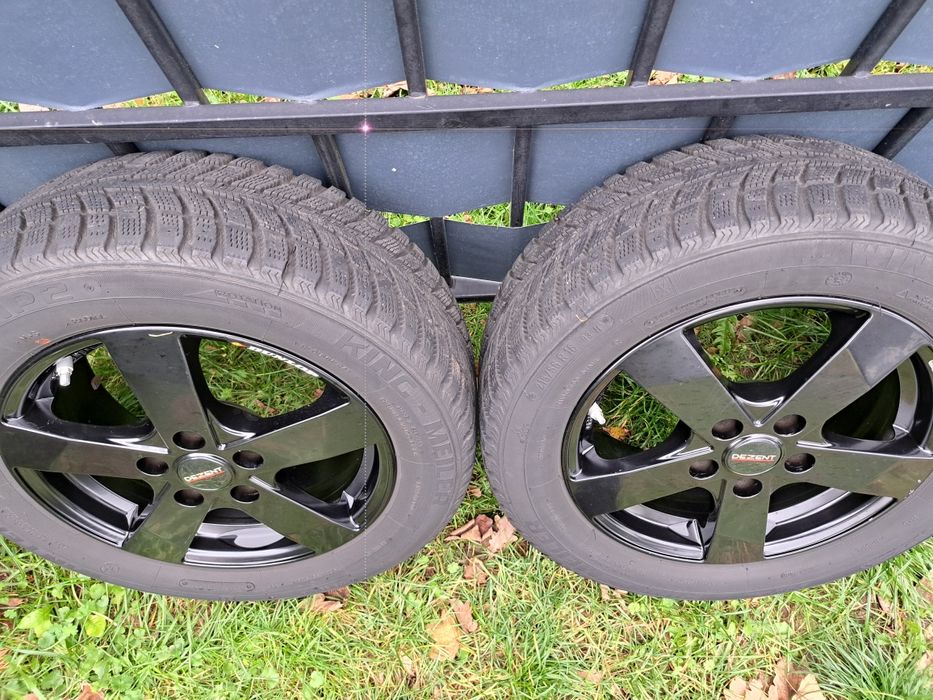 Alufelgi DEZENT 16 5x114, 3 Czarne Opony Zimowe 8mm 215 55
Opony Zimow