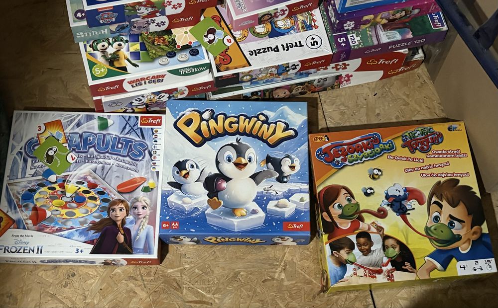 Gry i puzzle duza paka