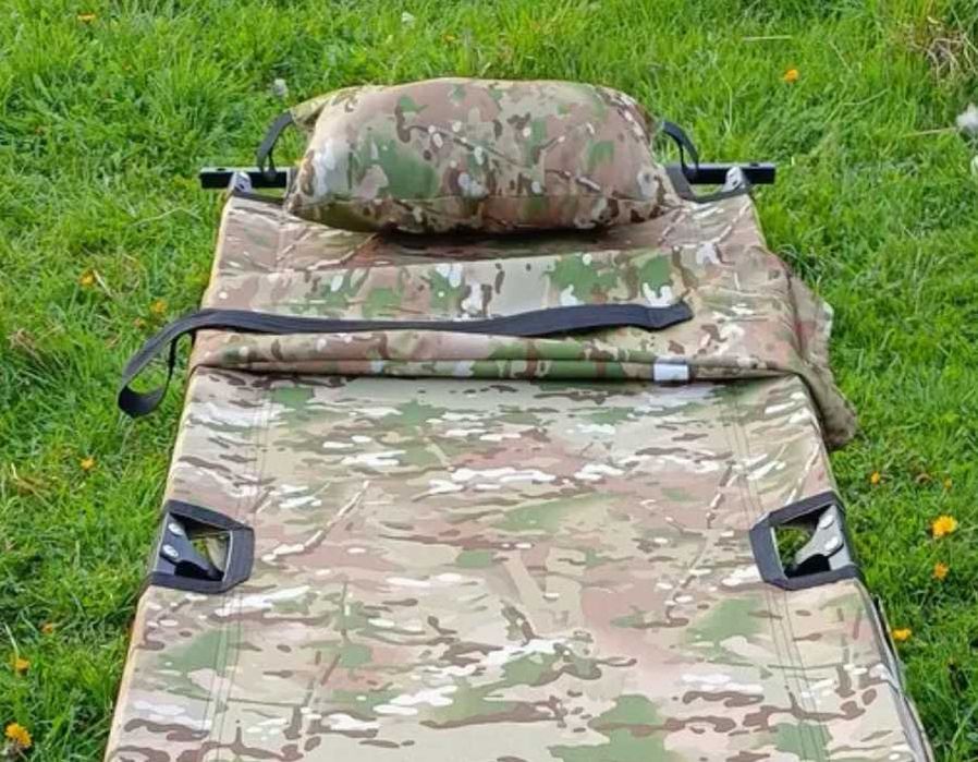 ЗБІЛЬШЕНА!!!206х72 Раскладушка Нато. + подушка Розкладачка сталева.