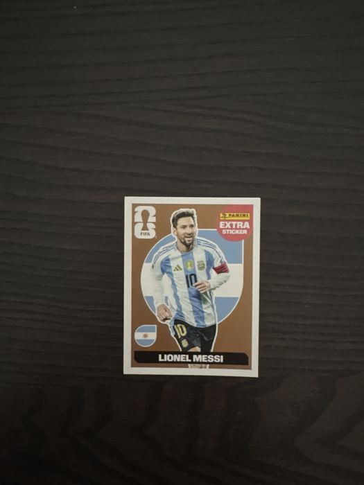 Cromo Extra Sticker Lionel Messi Mundial 2026 - Novo - Bronze
