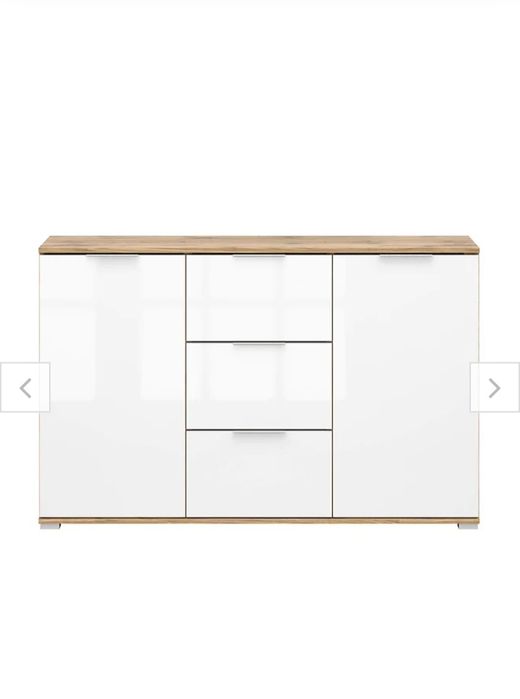 Komoda Zele Black Red White