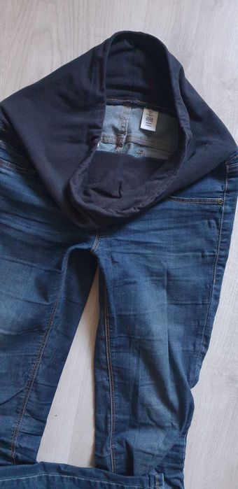 H&M mama jeansy ciążowe 36