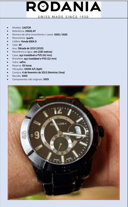 Rodania Castor & Cover Cal.88