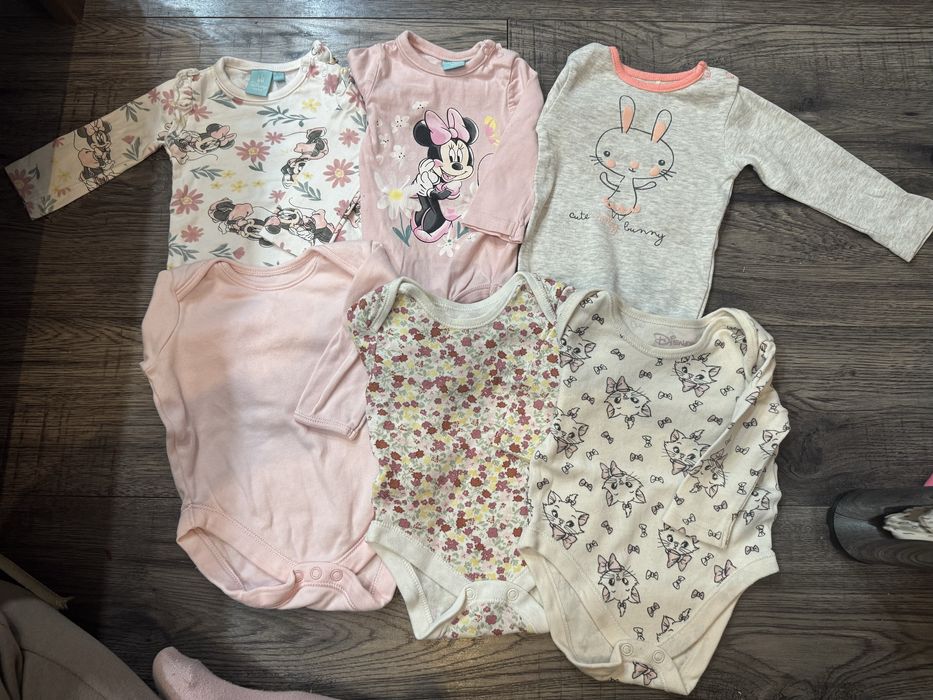 Zestaw body z długim rękawem