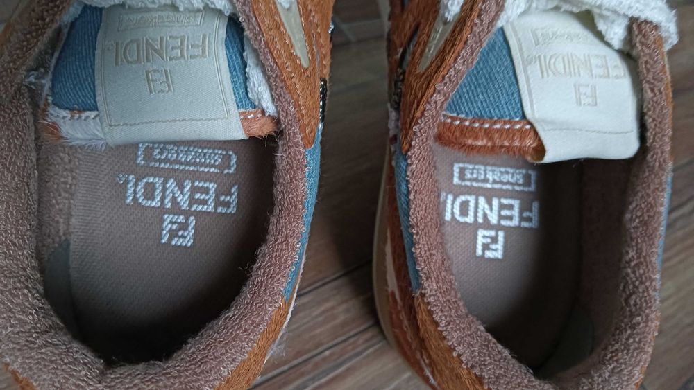 Sneakersy Fendi Cow Print