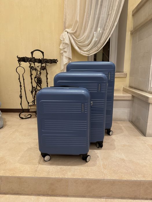 American Tourister нова мала середня та велика валіза, оригінал
