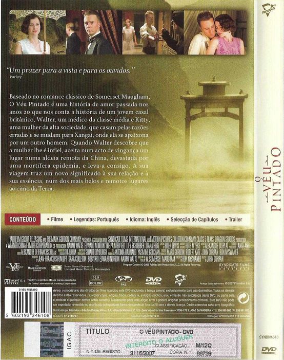 O Véu Pintado - - - Filme - - - - - DVD