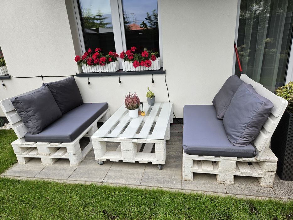 Meble ogrodowe z palet komplet!