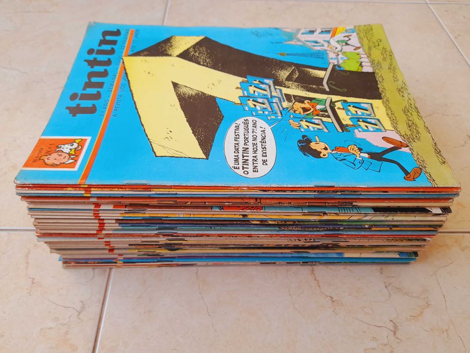 Revista Tintin 7º Ano 1 a 52 (Ano completo)