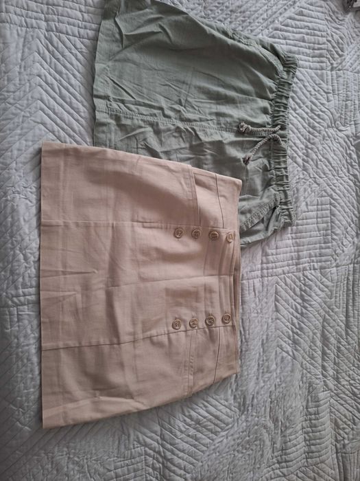 Dwie spodnice letnie 44