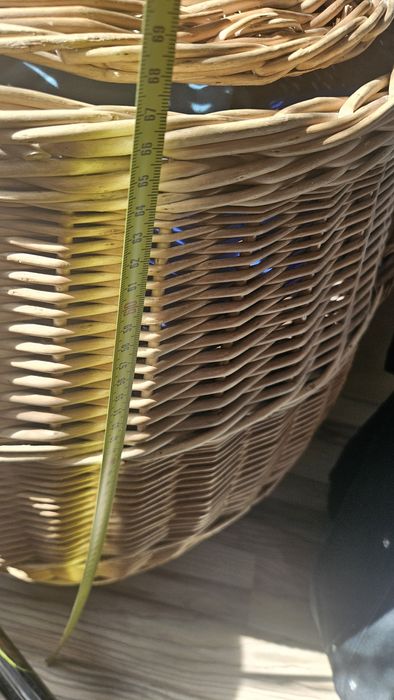 Kosz wiklinowy na pranie