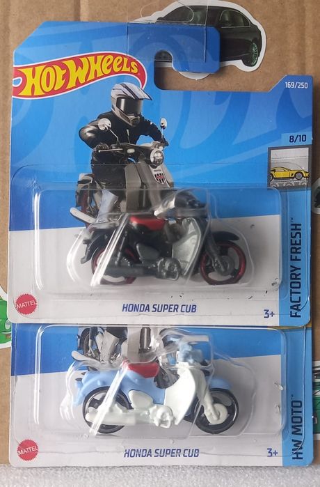 Conjunto 2 Honda Super Cub Hot Wheels