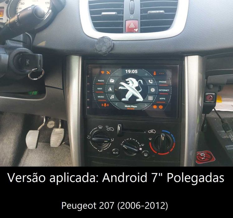 (NOVO) Rádio 2DIN • Peugeot 207 / 307 • Android GPS [4+64GB]