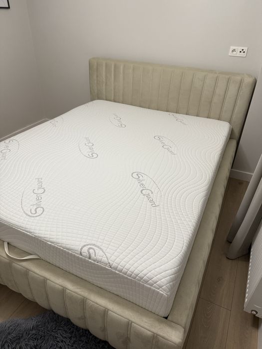 Łóżko z pojemnikiem 160x200 - Agata meble „maggie full” okazja