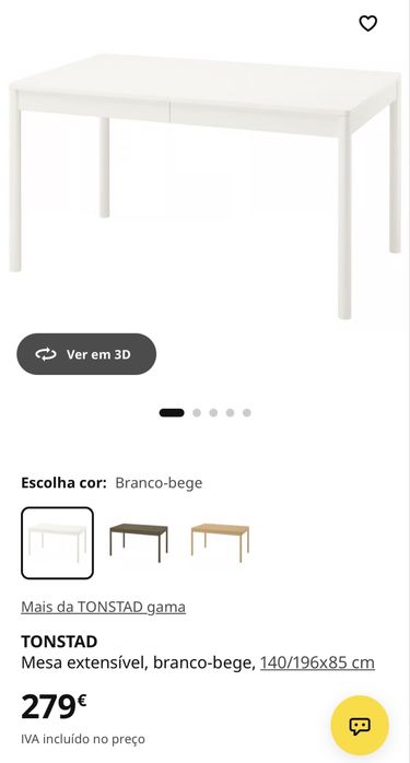 Urgente - Mesa extensivel Ikea