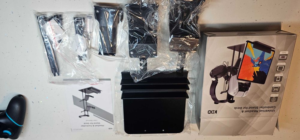 KDD Stojak na słuchawki, kontroler i zestaw słuchawkowy na biurko.