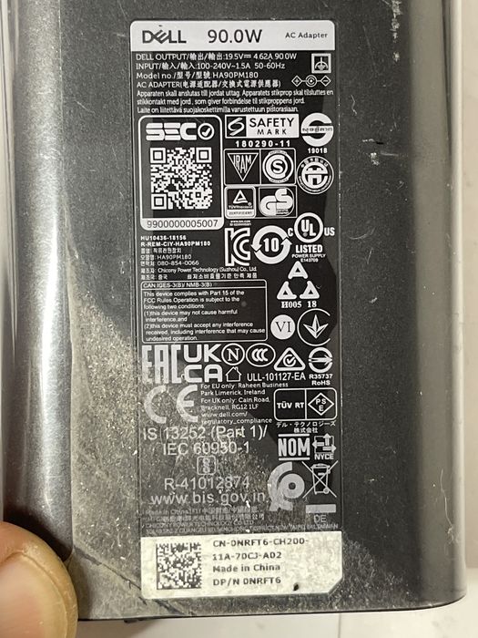 Блок питания DELL 90W