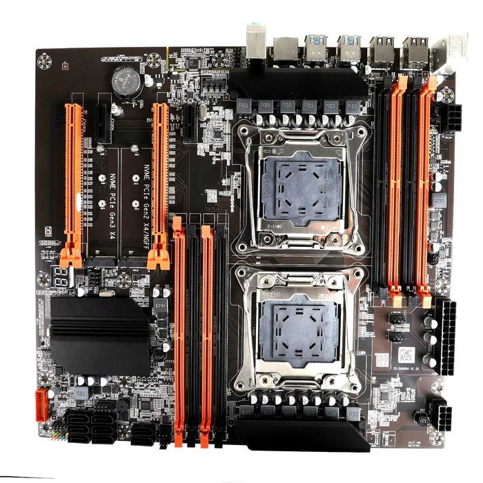 X99 Dual  ZX-DU99D4 двопроцесорна материнська плата LGA 2011-3 XEON