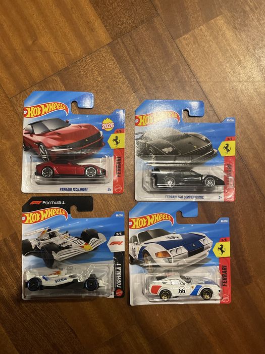 hotwheels ferrari e f1 redbull 2026