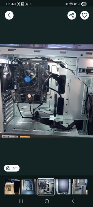 Komputer  -  i3, 8GB DDR4, 256SSD, zasilacz gold 850W(zestaw komp.)