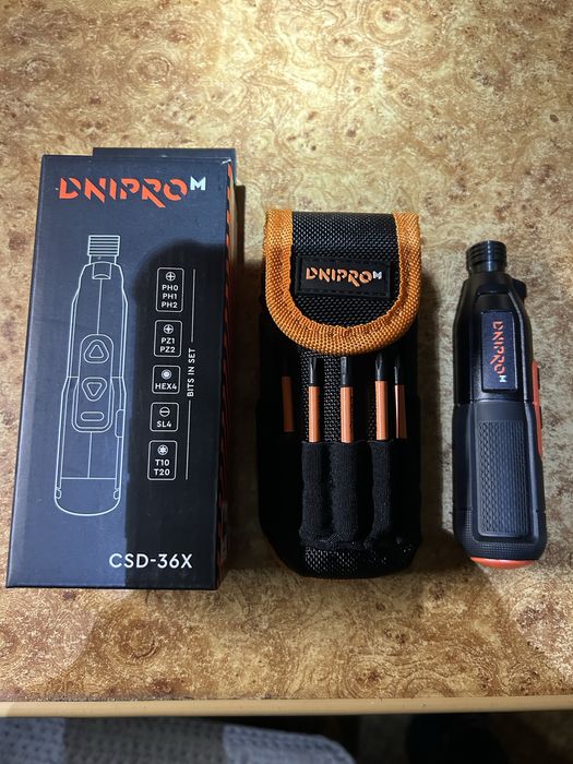 Акумуляторна викрутка Dnipro M CSD-36X