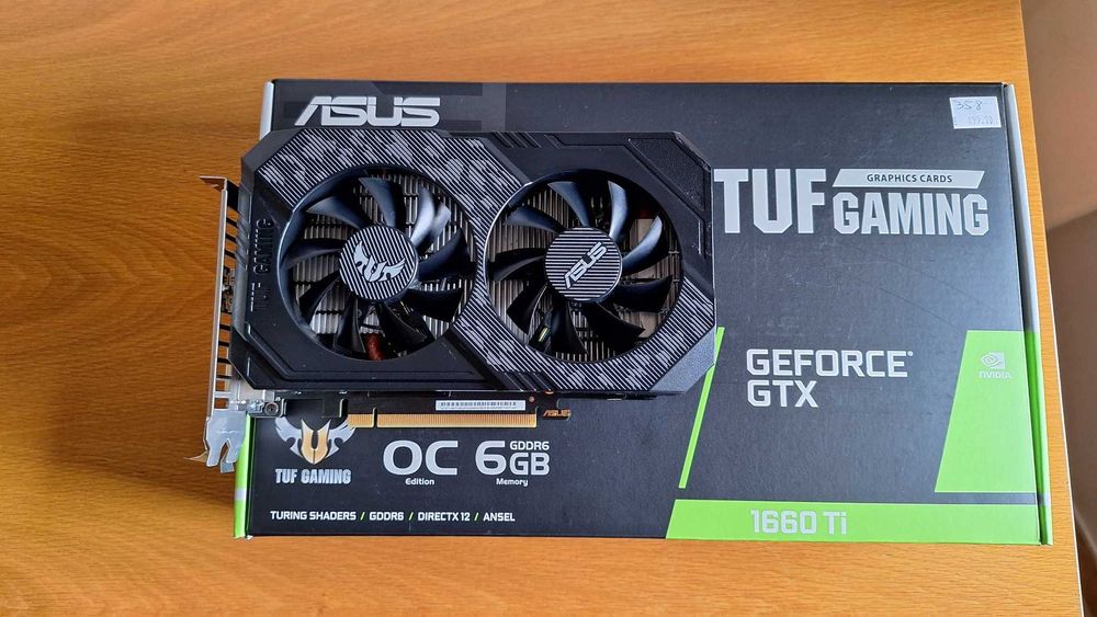 Asus GeForce GTX 1660Ti OC 6GB TUF Gaming- Garantia