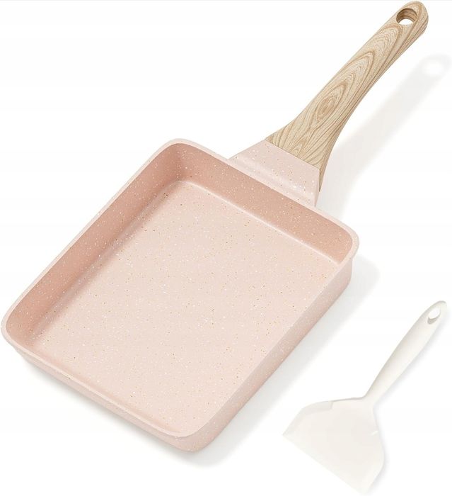 RIOVARM japońska patelnia do omletów   NALEŚNIKÓW NIEPRZYWIERAJ