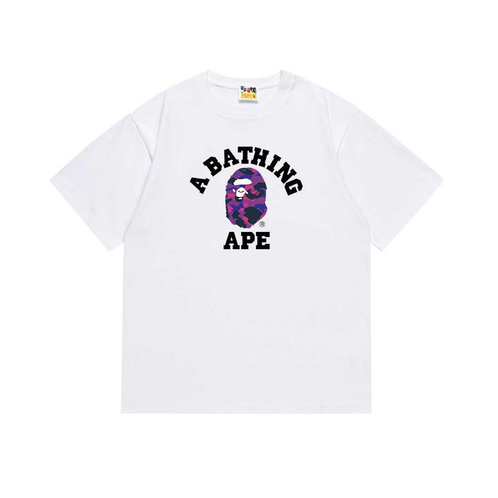 Футболка A Bathing Ape/ футболка бейп/ футболка bape/ чорна футболка бейп/ белая футболка Bape