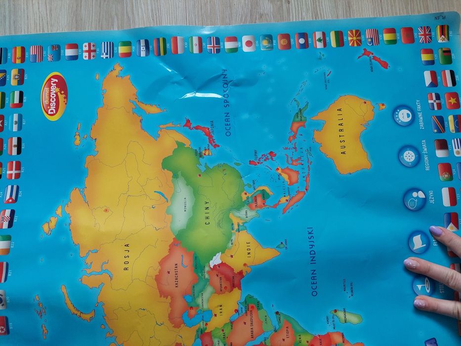 Interaktywna Mapa świata  DUMEL Discovery