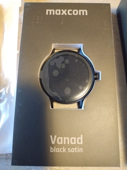 Smartwatch Maxcom FW48 Vanad nowy. Pasek gumowy gratis