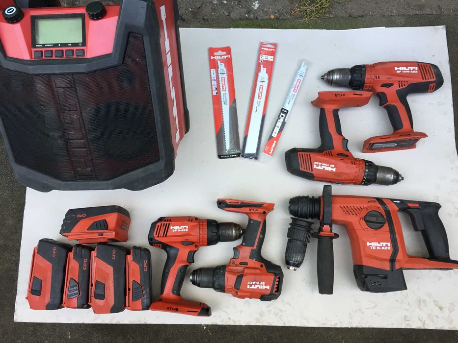 wkretarki mlotowiertarki panasonic hilti nuron hilti B22