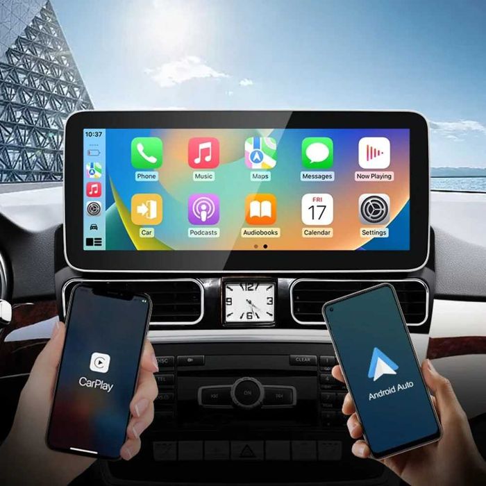 CarPlay Android Auto Radio Android GPS Nawigacja BT WiFi 4G USB MP3 MP4 YouTube Bluetooth Mercedes ML W166 System NTG4.5 Harman Kardon