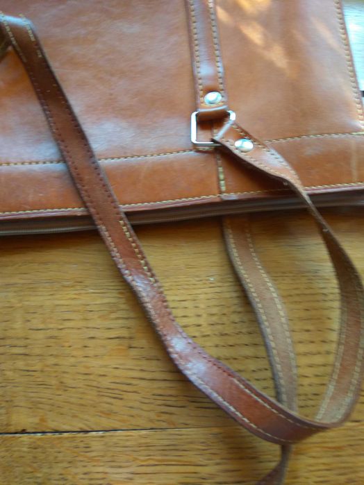 Torba duża , skórzana, A4