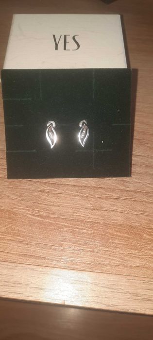 Srebrne kolczyli łezki