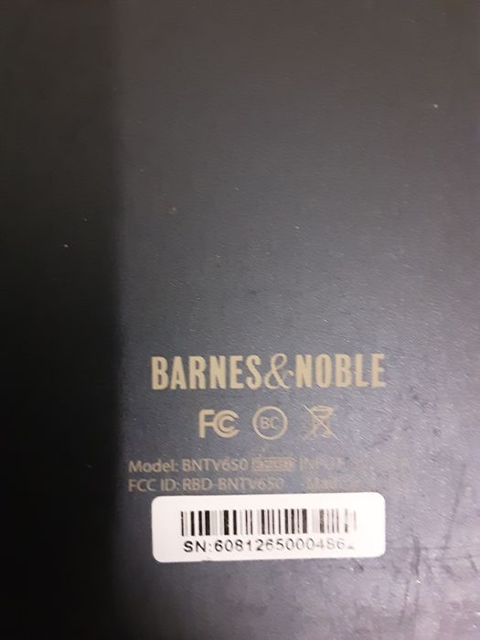 Планшет Barnes & Noble Nook Tablet, Модель: Nook Tablet 10 (BNT