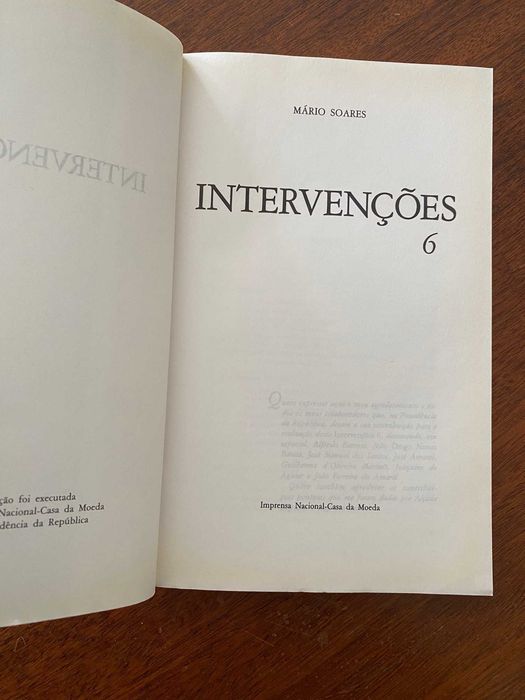 Intervenções 6 - Mário Soares