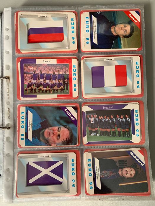 Calendários Antigos de Futebol - Euro 96 (preço unitário)