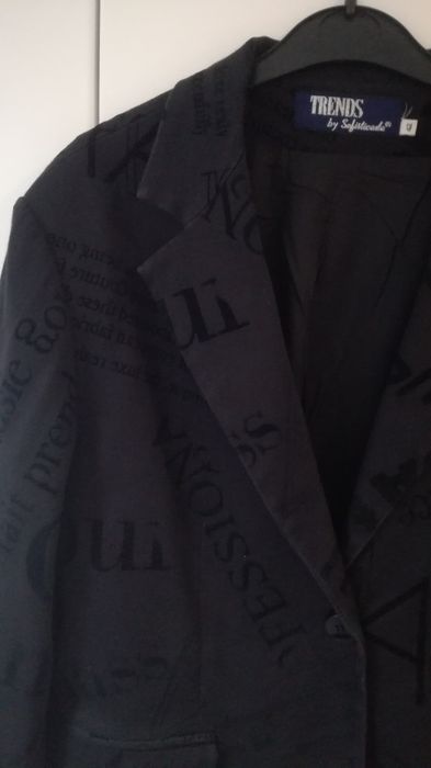 Casaco Blazer preto tamanho 42, L