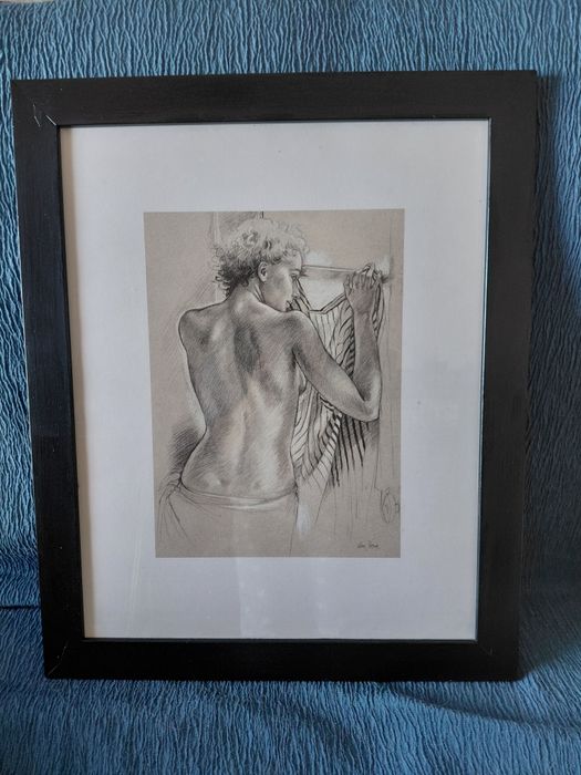 Quandro antigo nu artistico