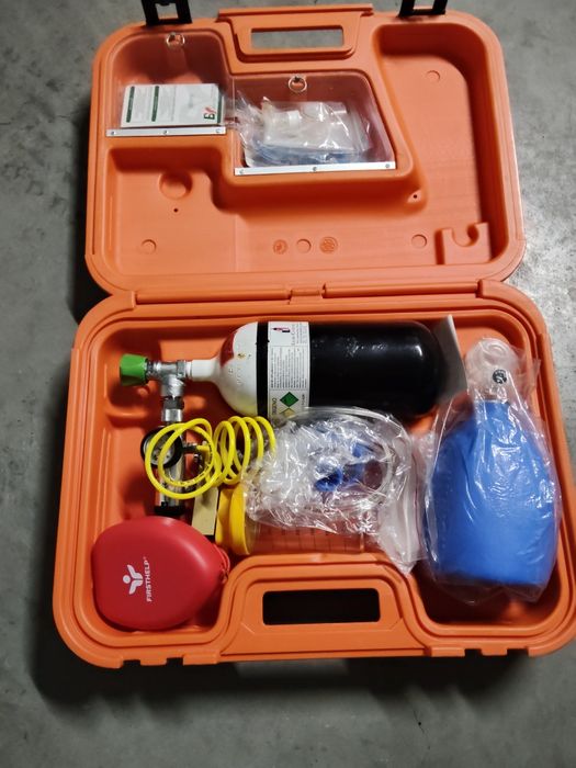 kit oxigénio para atividades de mergulho