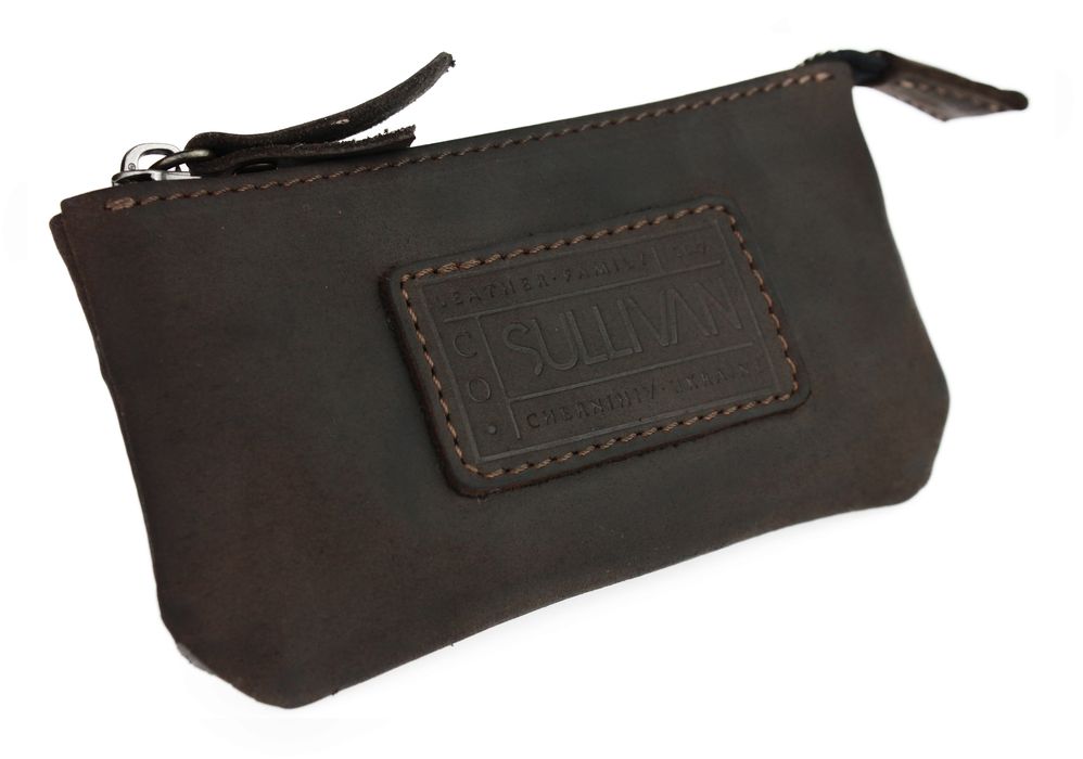 Ключниця шкіряна сумочка для ключів SULLIVAN k2-1(5.5) коричнева